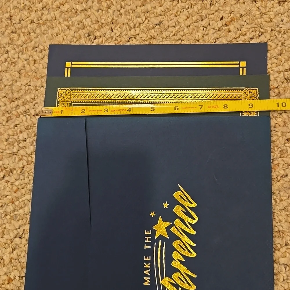 Certificate Folders - Set of 6
